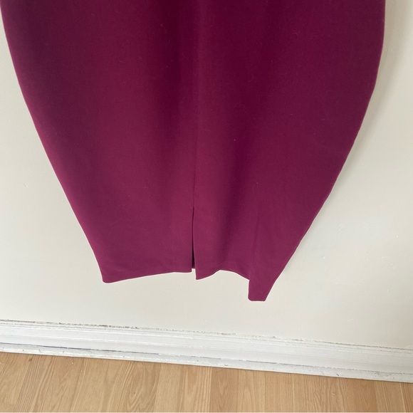 Likely Wilshire One Shoulder Ruffle Dress in Plum sz 4 - Picture 11 of 14
